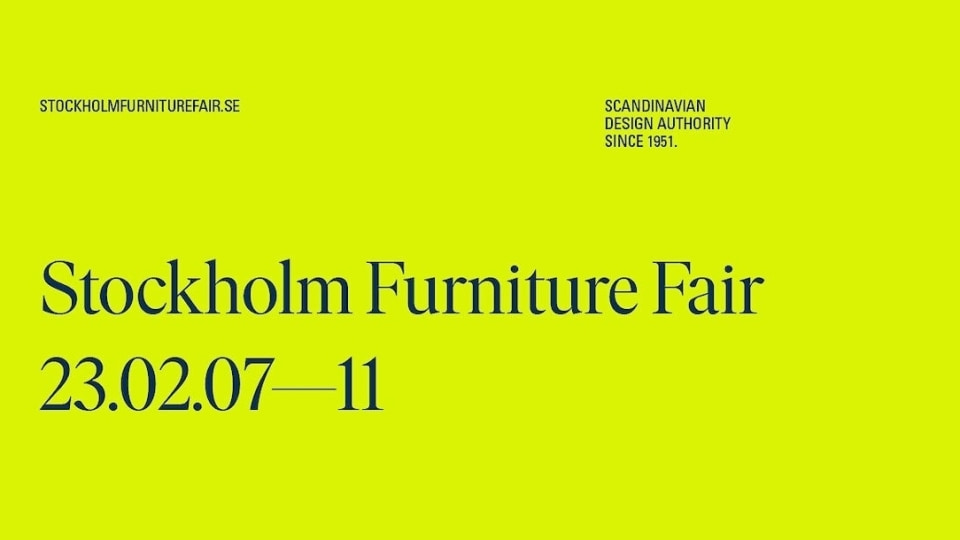 ARCP participou na feira Stockholm Furniture & Light Fair em fevereiro de 2023